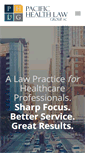 Mobile Screenshot of pacifichealthlaw.com